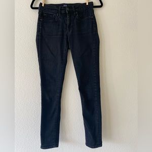 Gap Denim Curvy True Skinny Stretch, Black, Sz 26